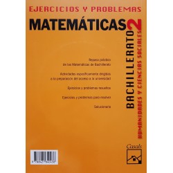 Matemáticas 2 Bachillerato - Ejercicios y problemas - Humanidades y Ciencias Sociales
