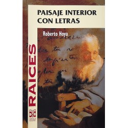 Paisaje interior con letras