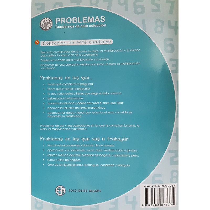 Aprendo a resolver problemas de Matemáticas - 5