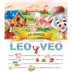 Leo y Veo Pack 4 - La Granja, La Selva, El Bosque y Los Animales