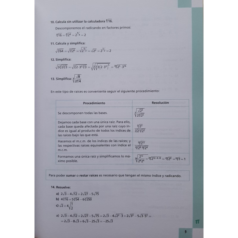 Matemáticas 1 Bachillerato - Ejercicios y problemas - Ciencias y Tecnología (Con Solucionario)