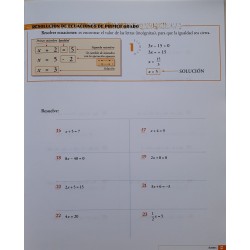 Matemáticas ESO - Cuaderno 10 - Álbegra. Ecuaciones 1º grado